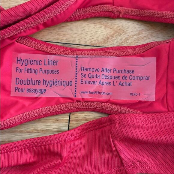 Andie x Mindy Bikini Set Maui Top Ribbed Swimsuit Flame Red size M NWT/NWOT - Picture 6 of 10